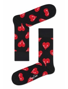 smiley heart sock